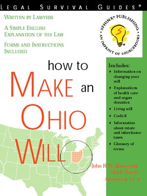 cover image of How to Make an Ohio Will